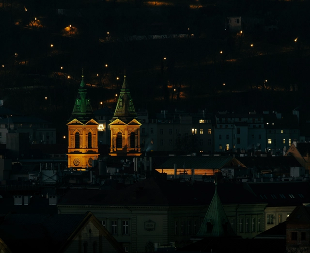 Moody architectural photograph